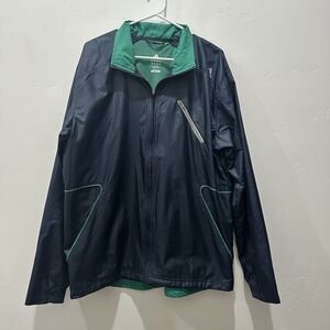 Adidas Clima 365 Windbreaker Jacket 2008 Blue and‎ Green Full Zip Size Large